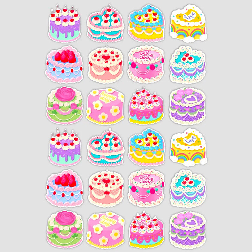 Cake Mini Sticker Pack