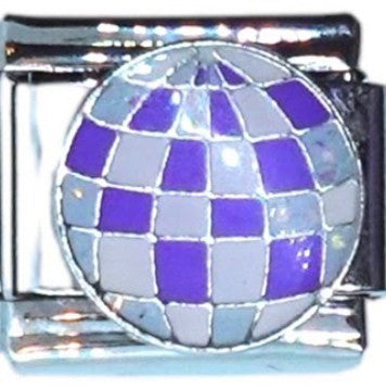 Disco Fever Silver Italian Charm