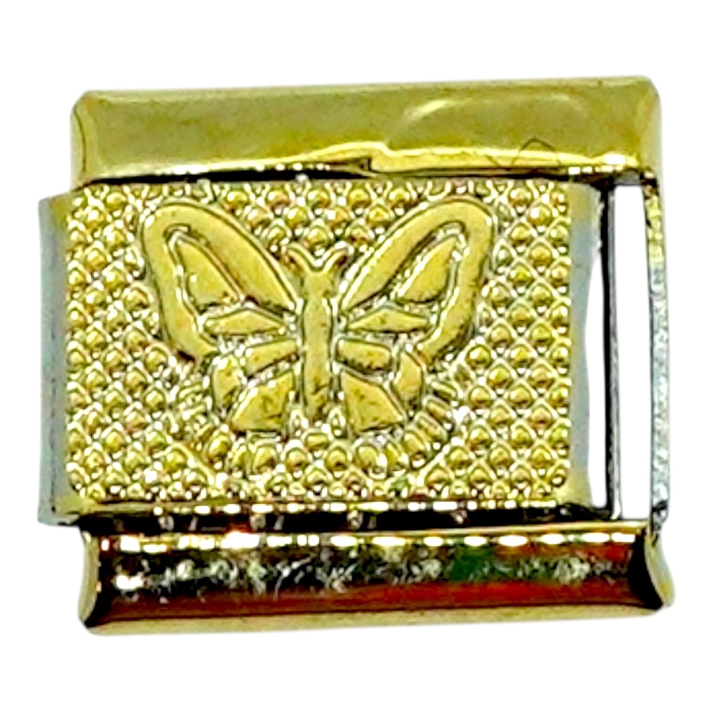 Gold Butterfly Italian Charm