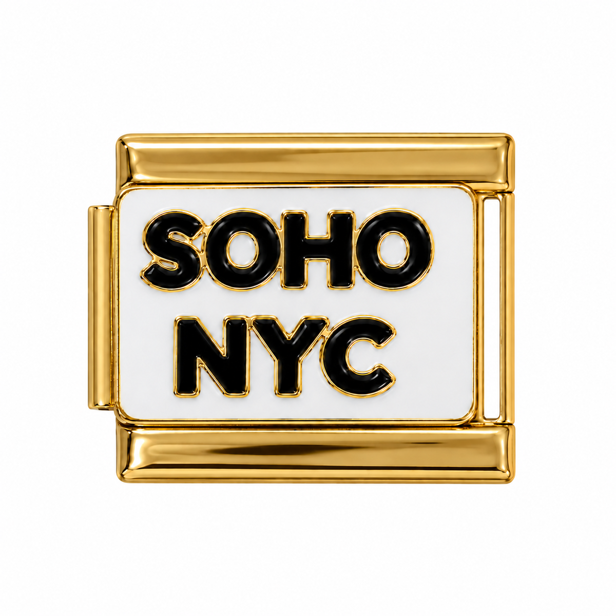 SOHO NYC Gold Italian Charm