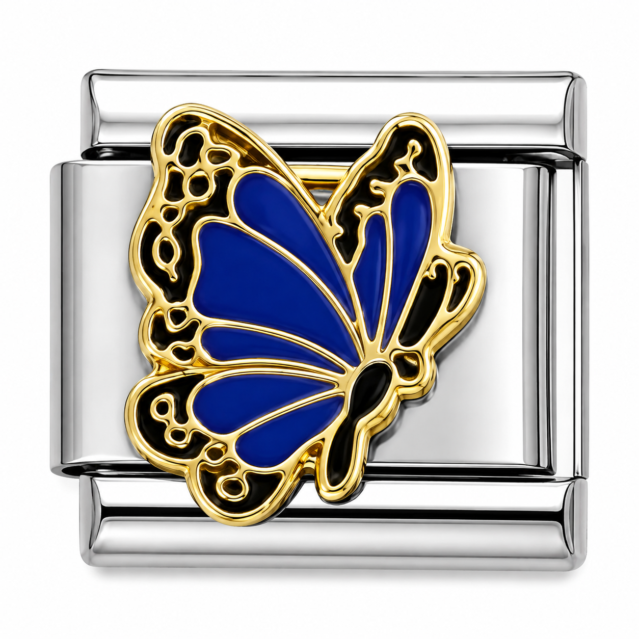Blue Butterfly Italian Charm