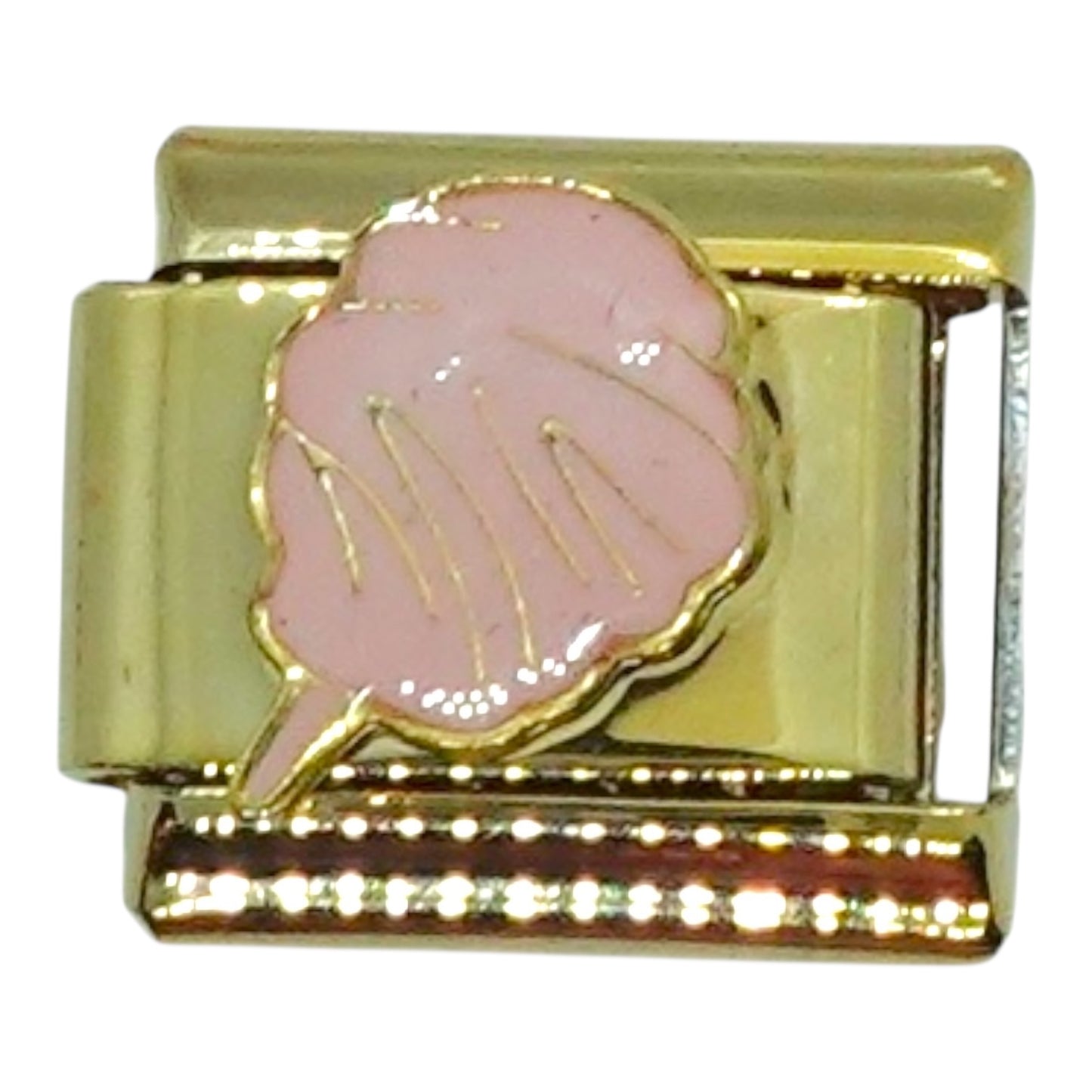 Cotton Candy Gold Italian Charm