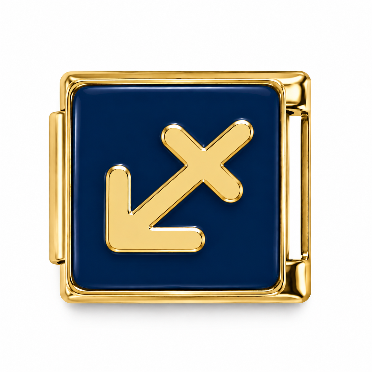 Sagittarius Zodiac Gold Italian Charm