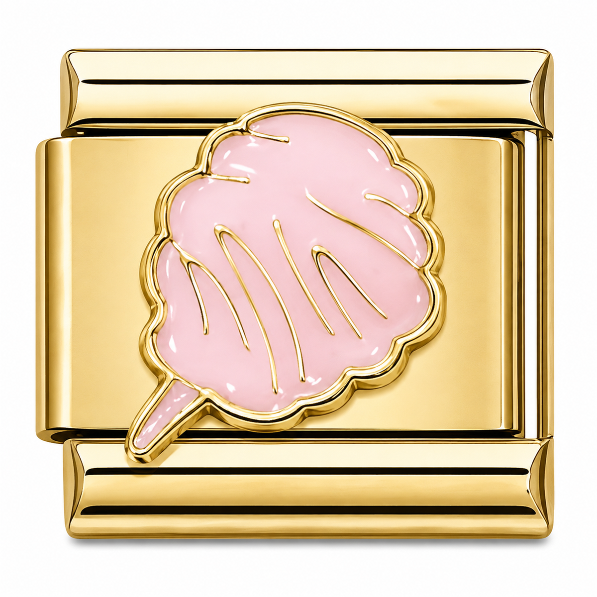 Cotton Candy Gold Italian Charm