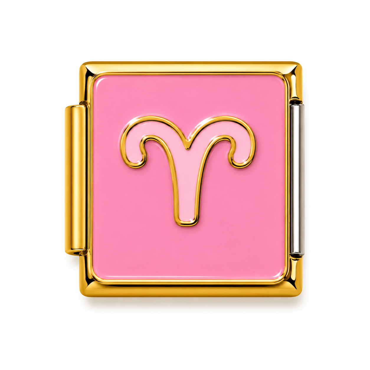 Aries Zodiac Gold Italian Charm