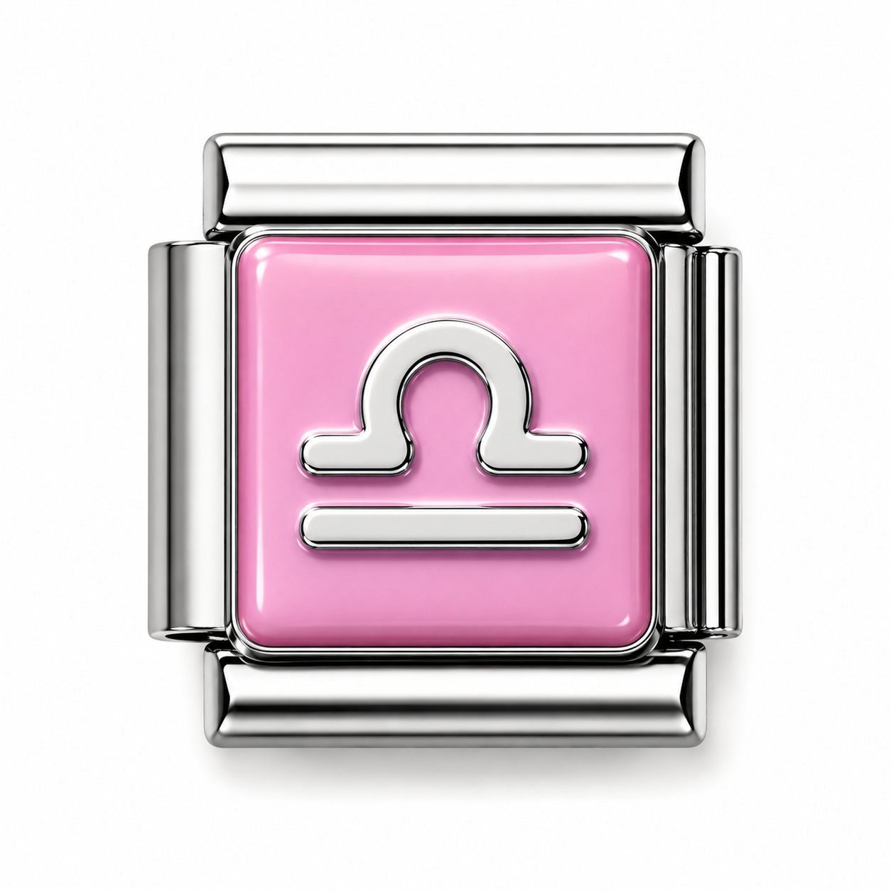 Libra Zodiac Silver Italian Charm