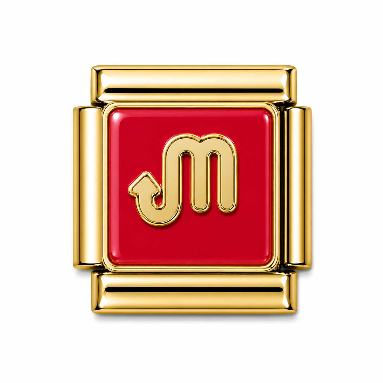 Scorpio Zodiac Gold Italian Charm