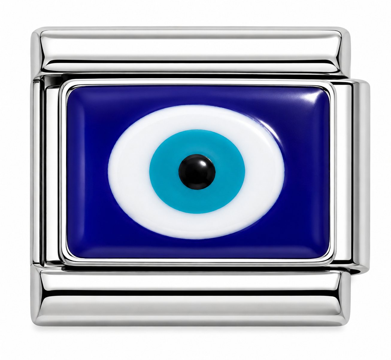 Evil Eye Silver Italian Charm