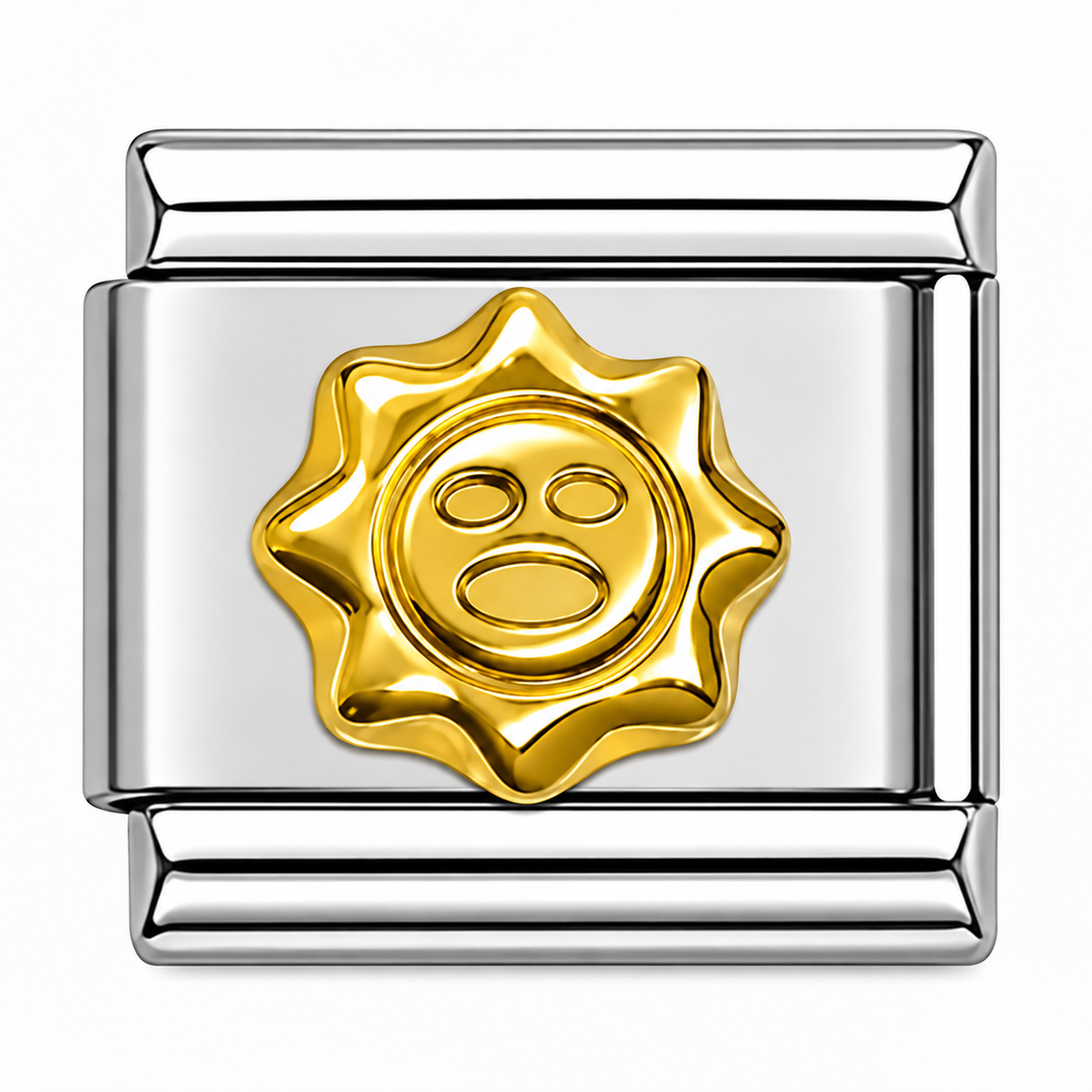 Gold Sun Italian Charm