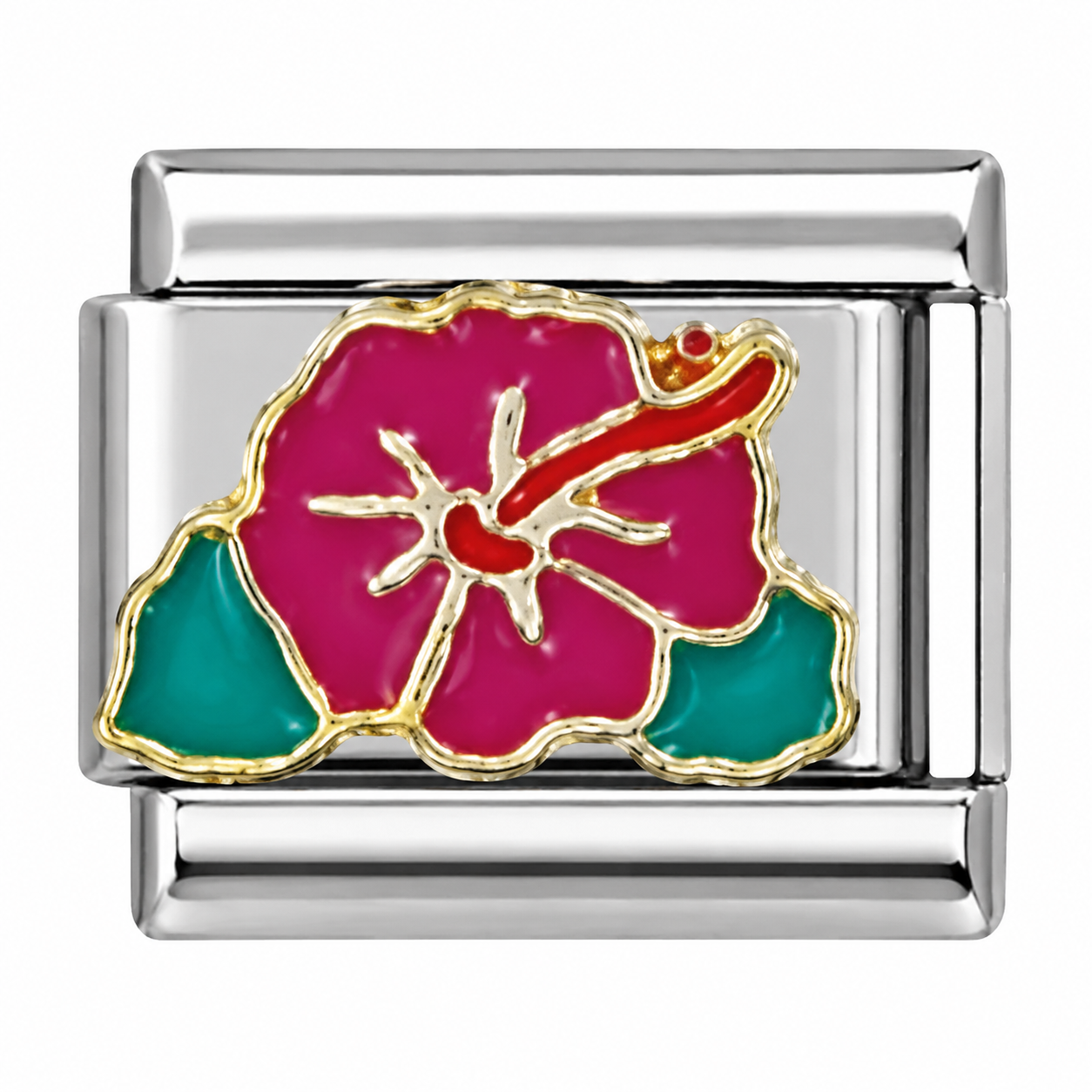 Hibiscus Flower Italian Charm