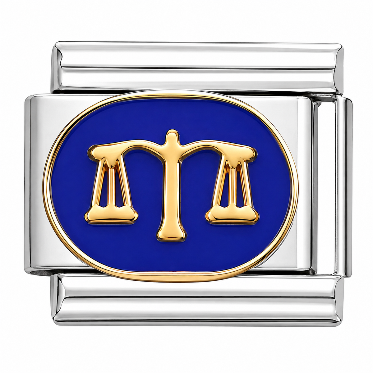 Libra Zodiac Sign Silver Italian Charm