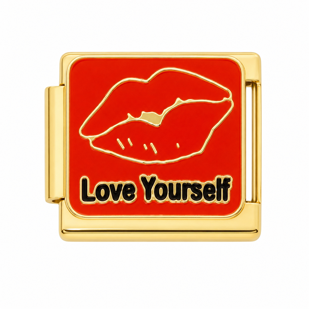 Love Yourself Gold Italian Charm