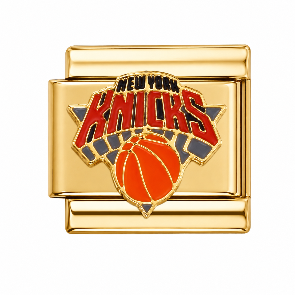 New York Knicks Gold Italian Charm