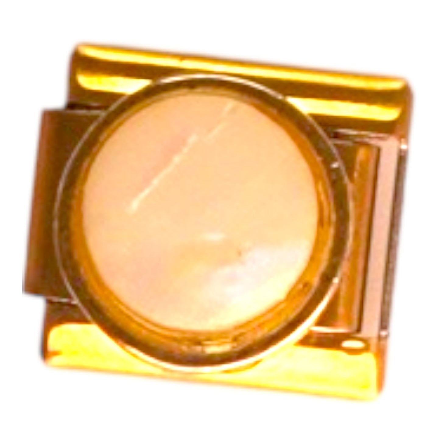 Mother of Pearl Gold Italian Charm