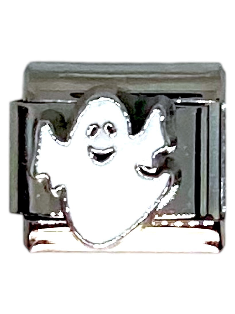 Silver Ghost Italian Charm
