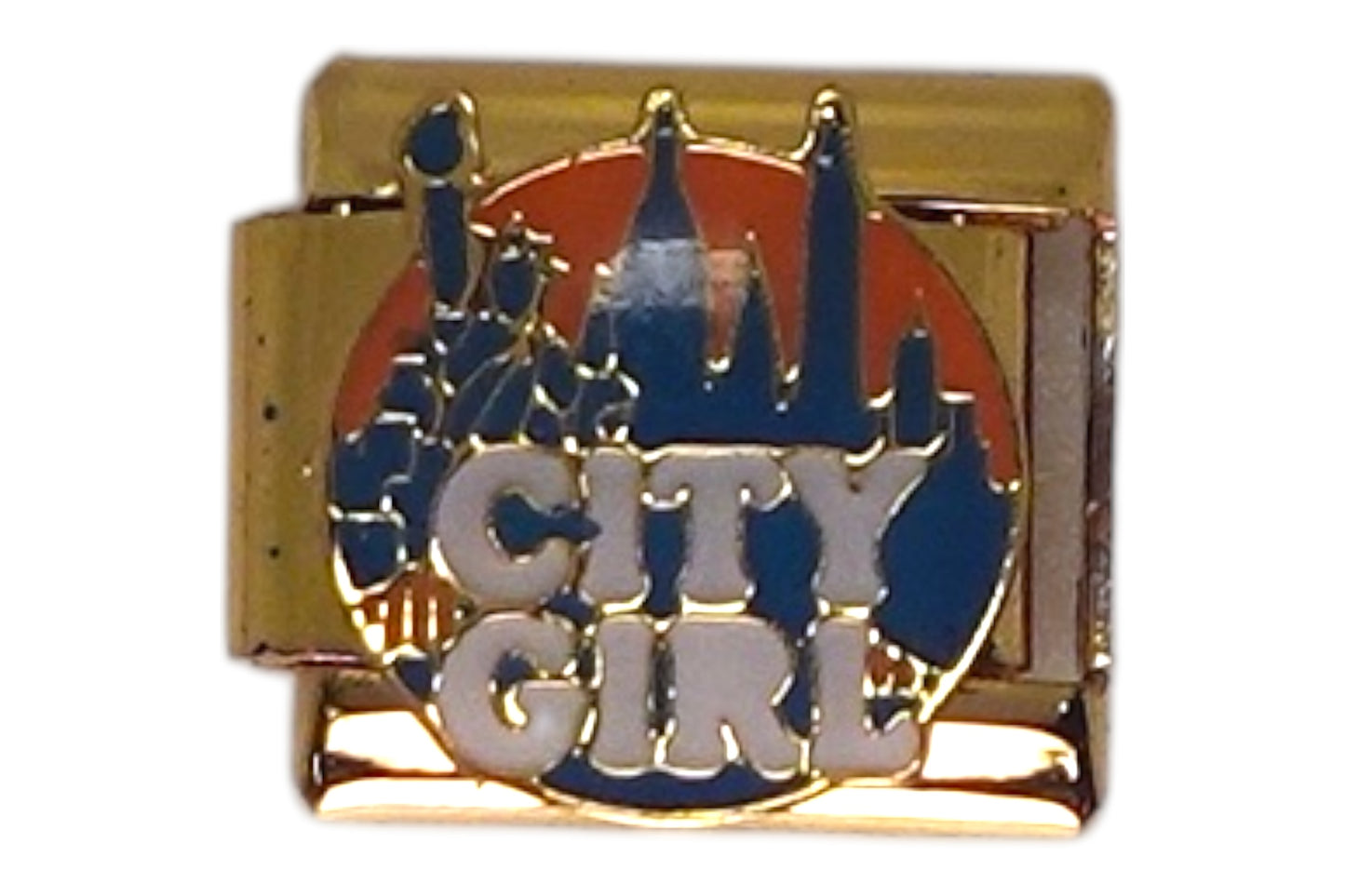 City Girl Gold Italian Charm