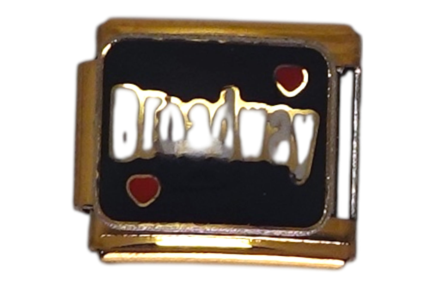 Broadway Gold Italian Charm