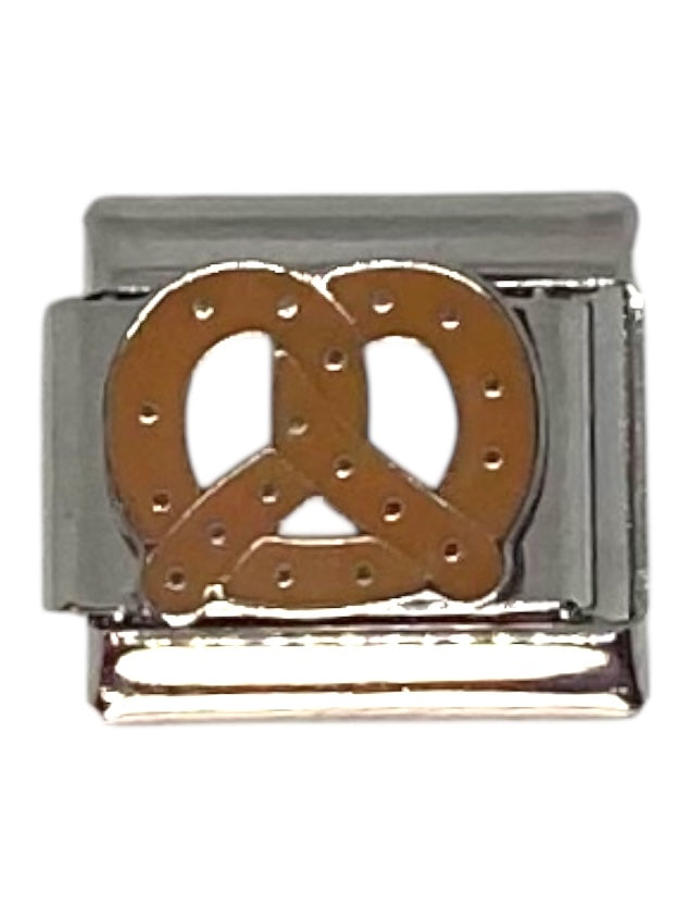 Pretzel Italian Silver Charm