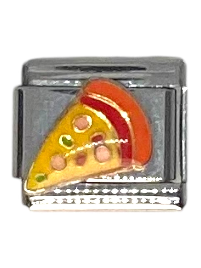 Pizza Slice Silver Italian Charm