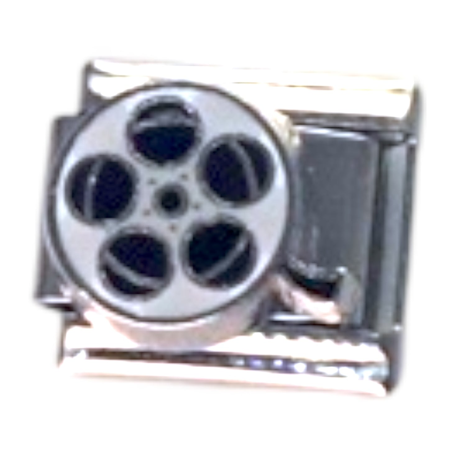 Movie Reel Silver Italian Charm