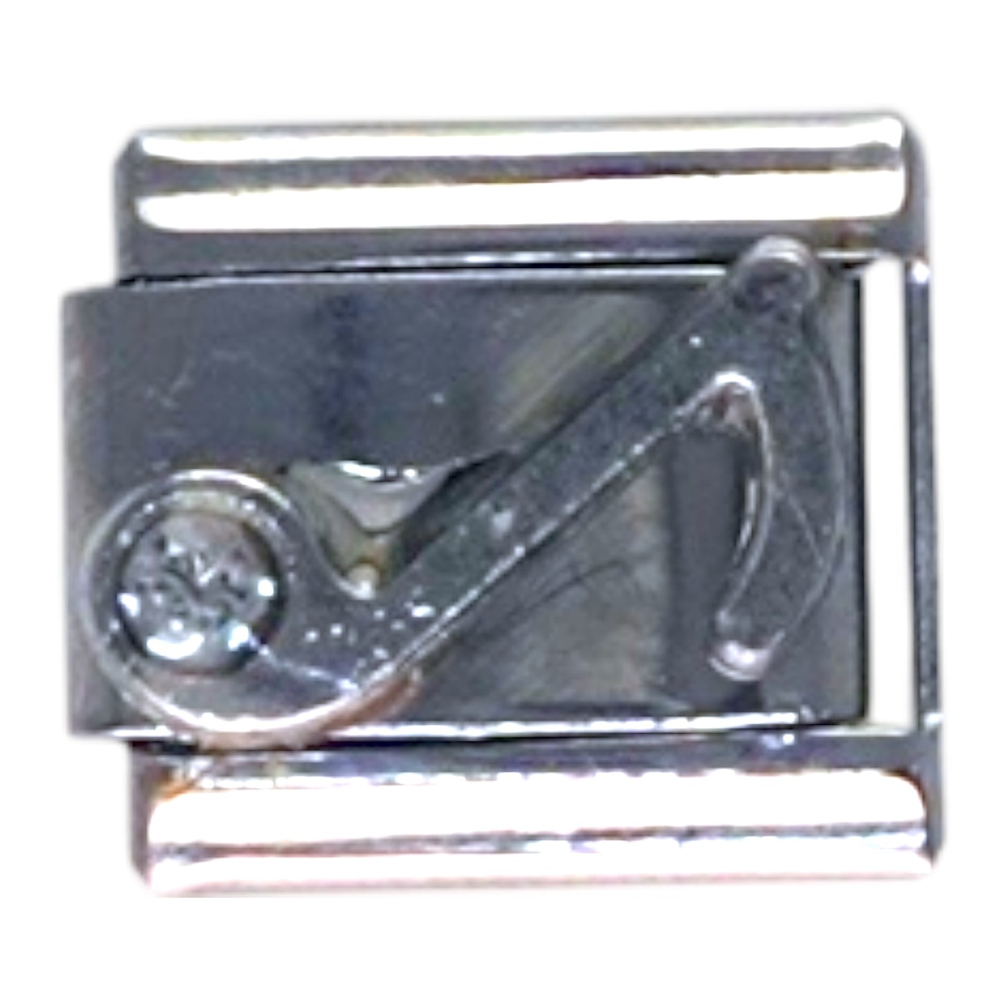 Musical Note Silver Italian Charm