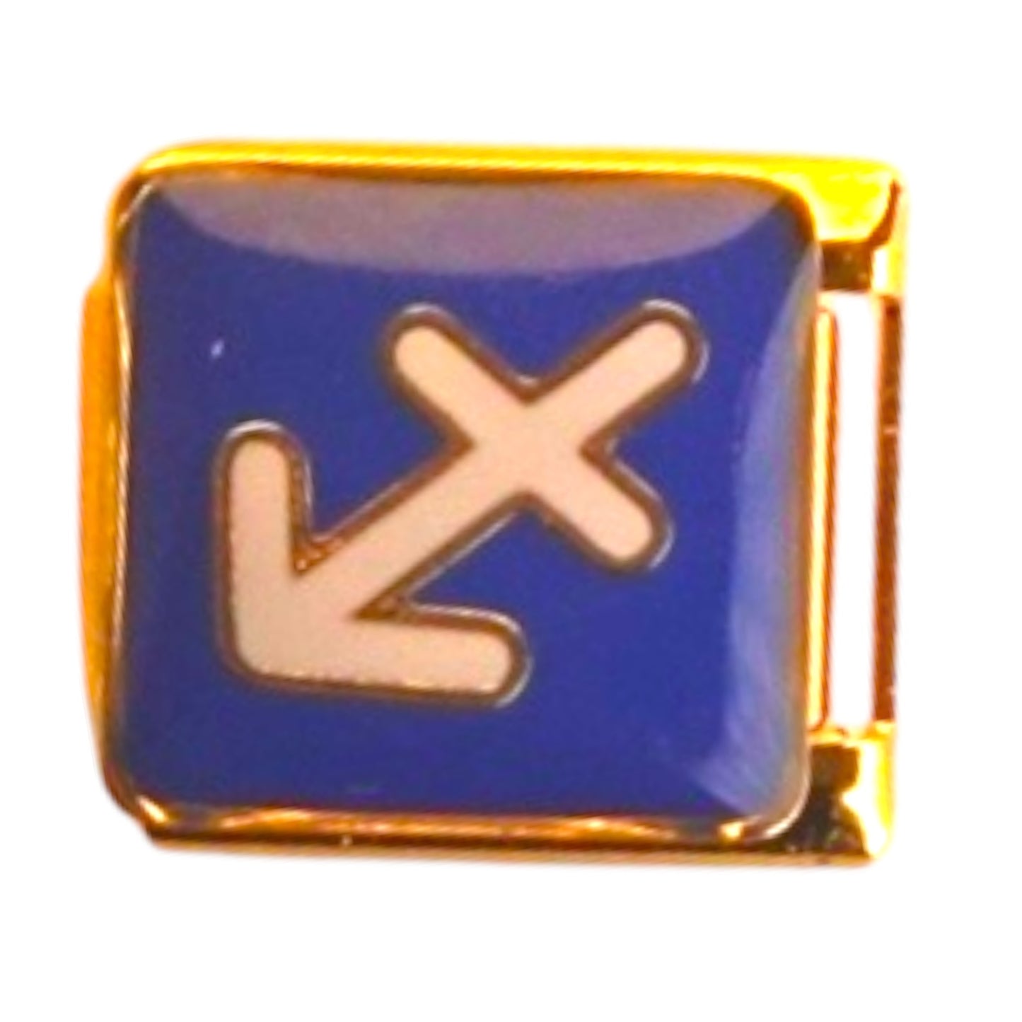 Sagittarius Zodiac Gold Italian Charm