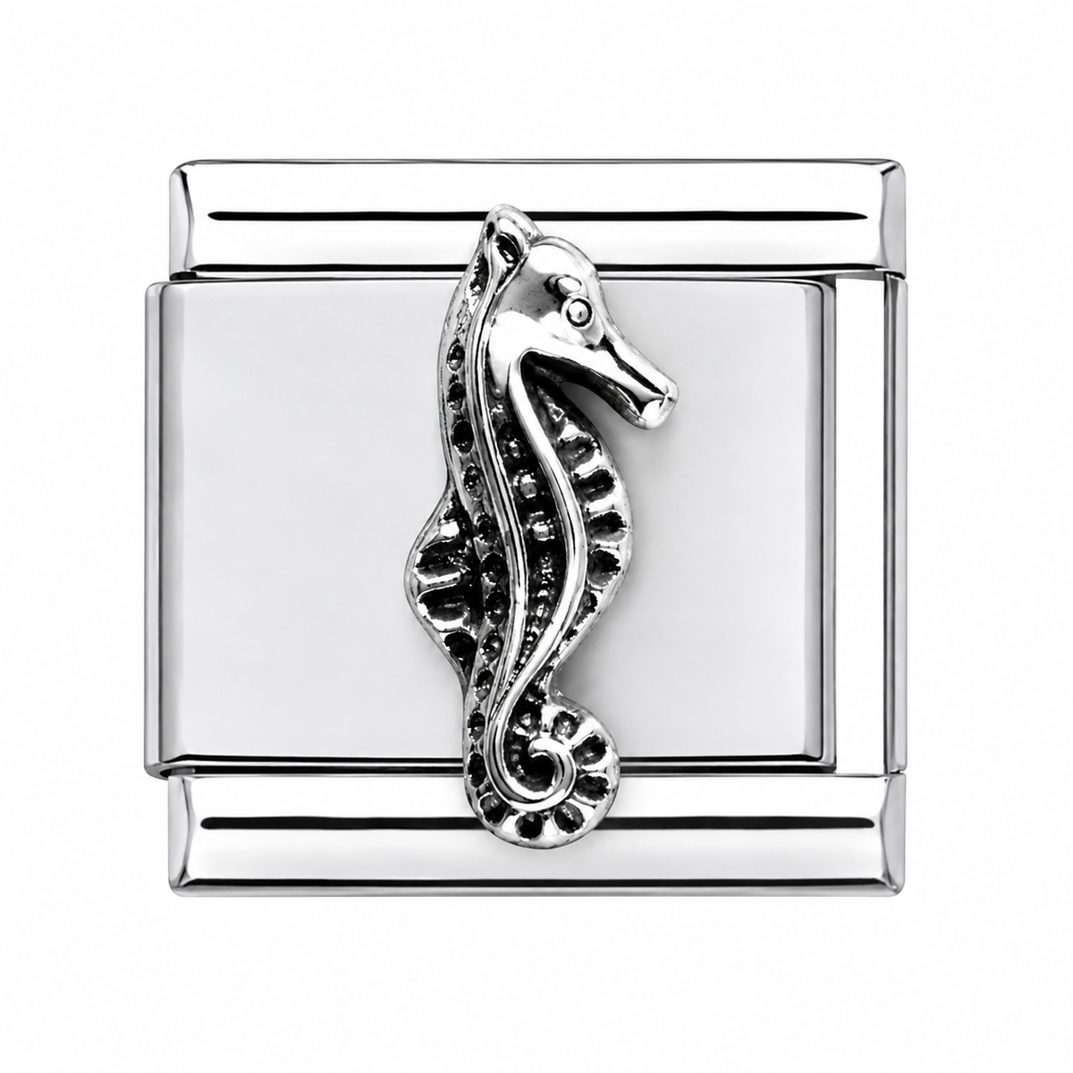 Silver Seahorse Silver Italian Charm