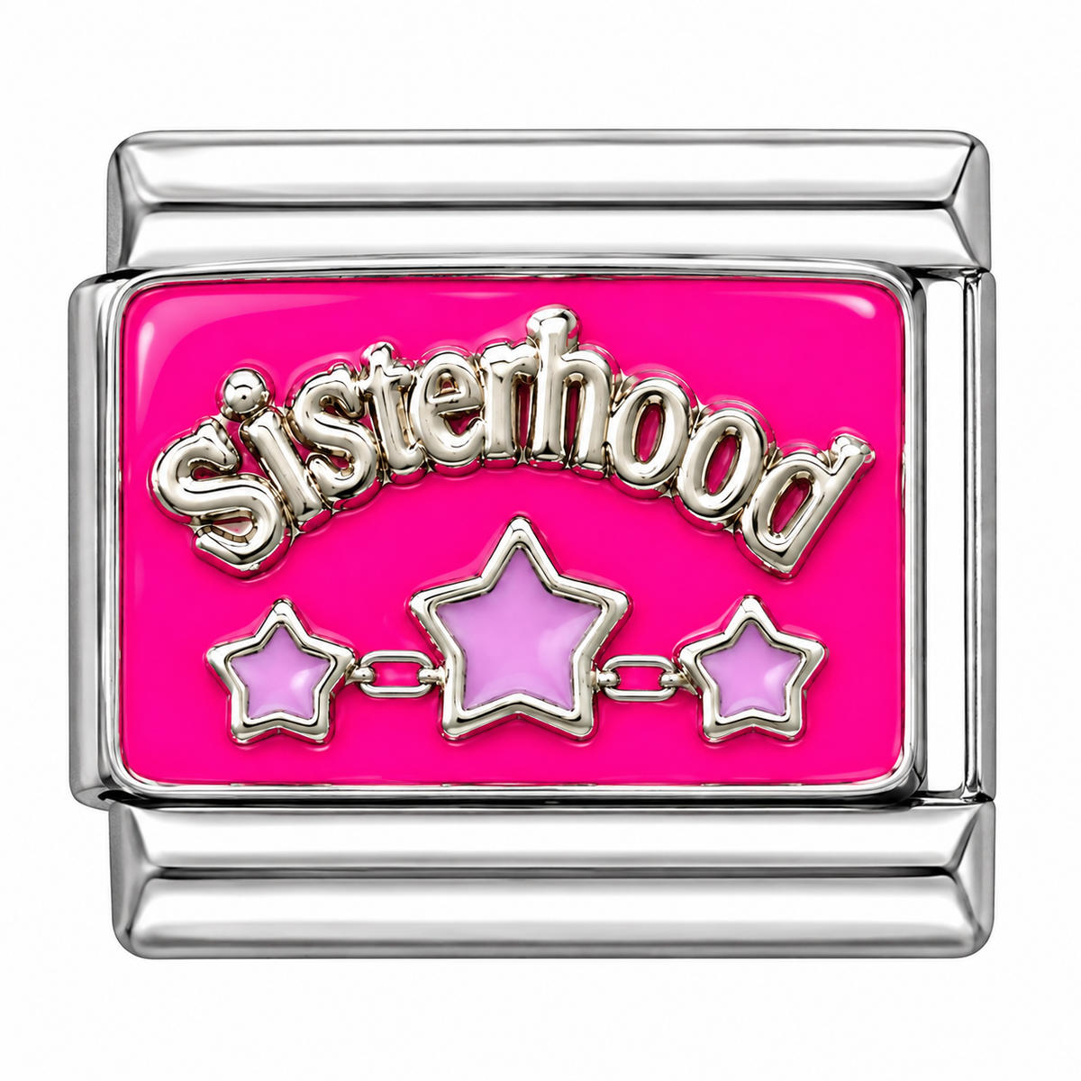 Sisterhood Stars Italian Charm