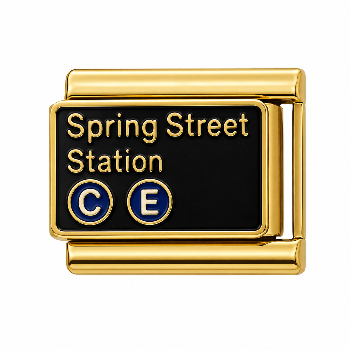 Spring Street Station Gold Italian Charm
