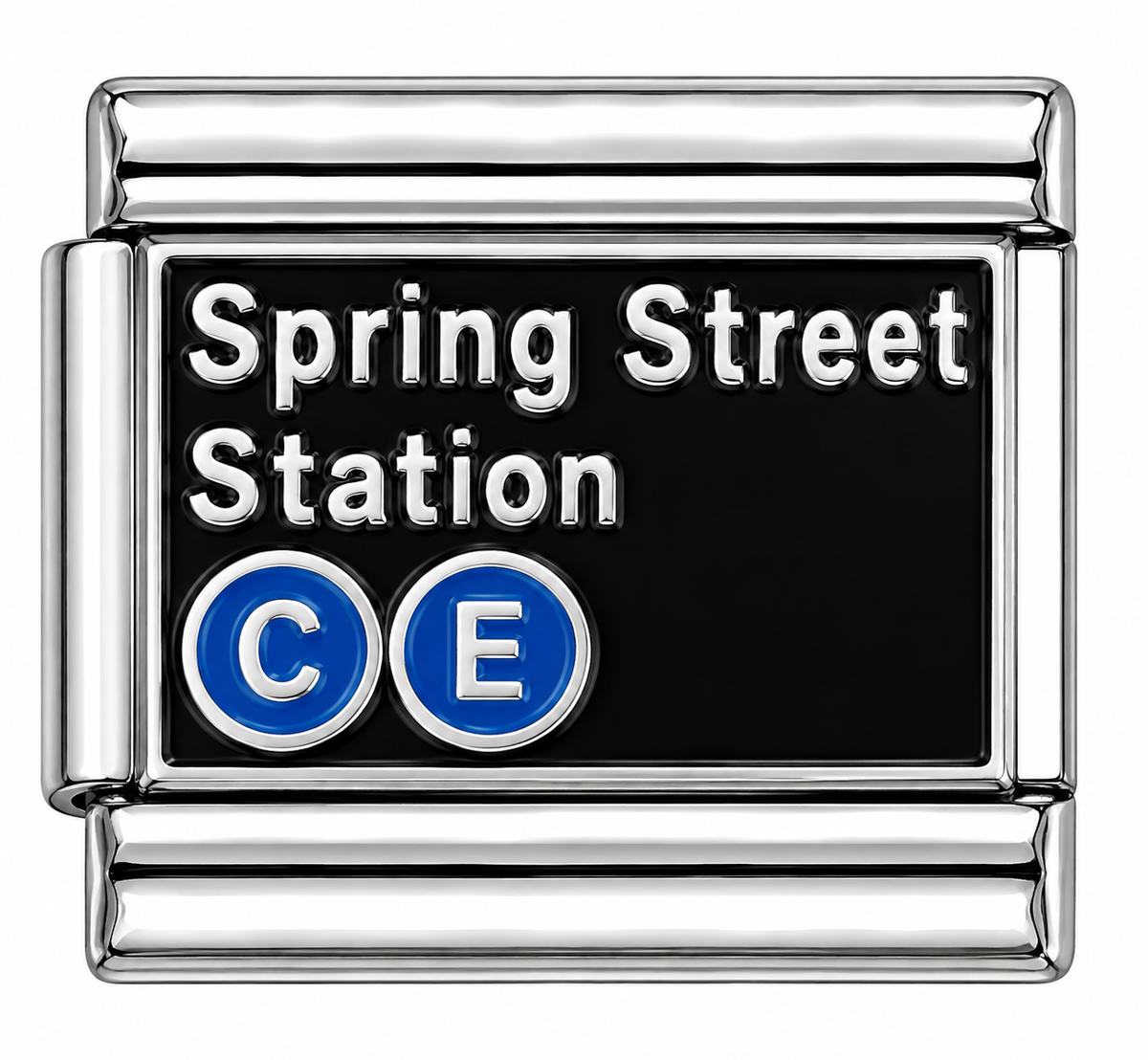 Spring Street Station Silver Italian Charm