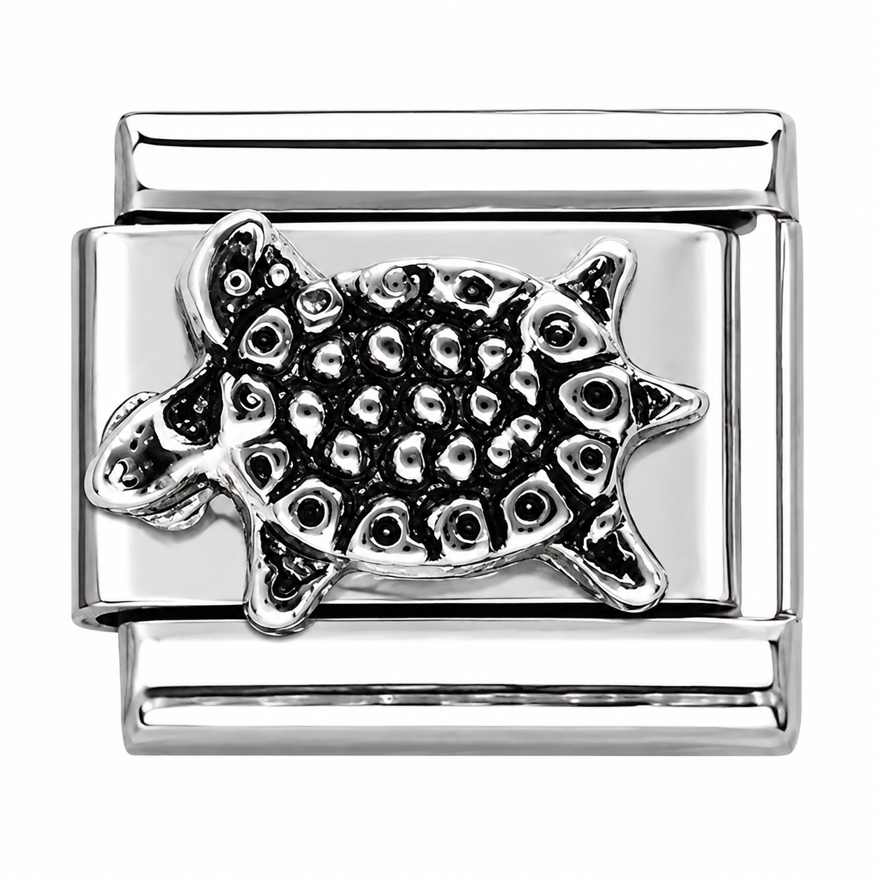 Turtle Silver Italian Charm