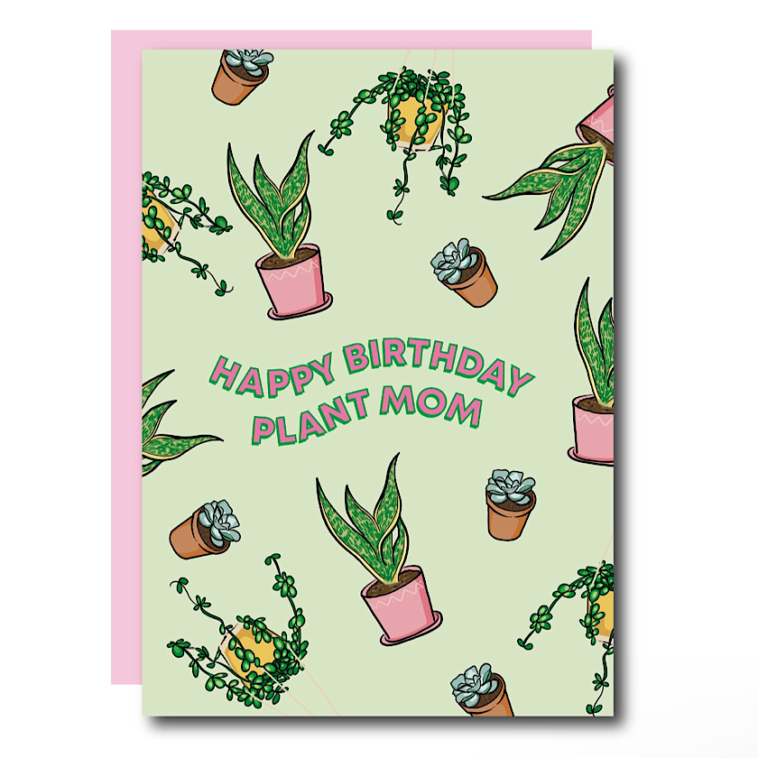 Happy Birthday Plant Mom Card