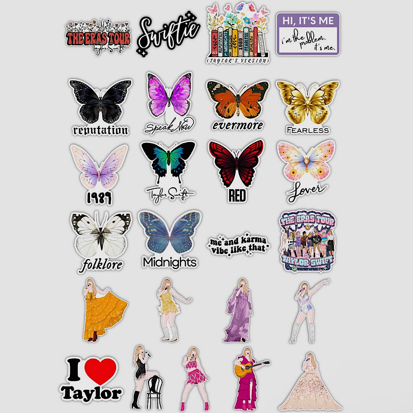 Taylor 2nd Edition Mini Sticker Pack kit