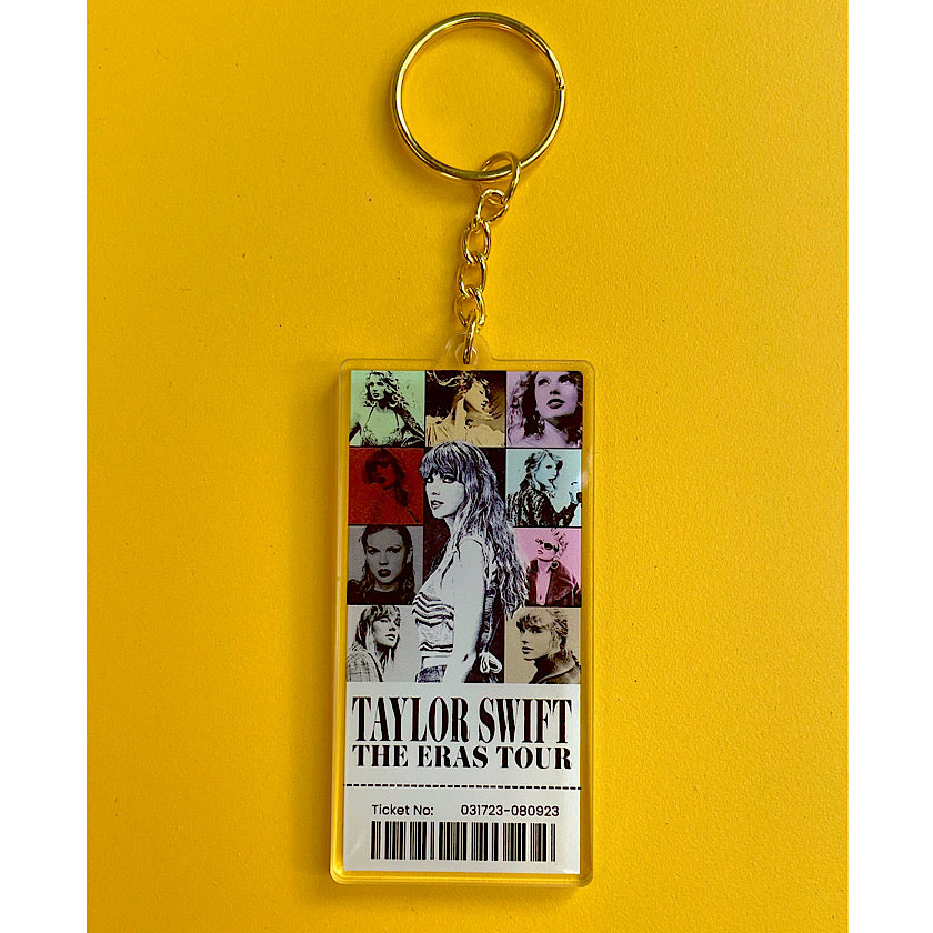 Taylor Eras Tour Ticket Keychain