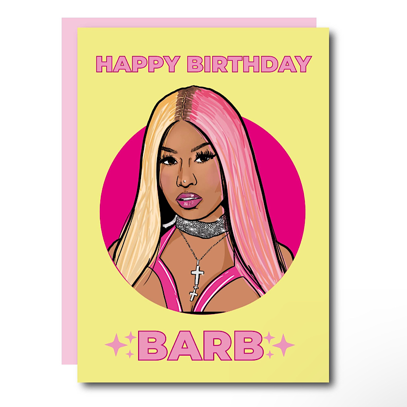 Happy Birthday Barb Nicki Minaj Card