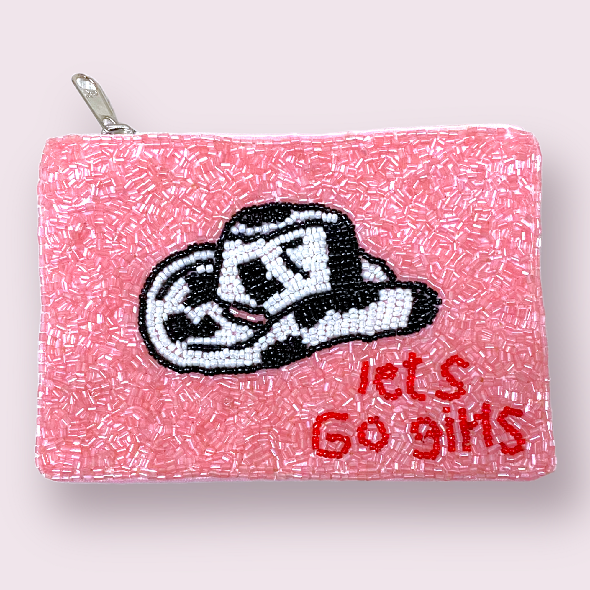 Let’s Go Girls Seed Bead Coin Purse