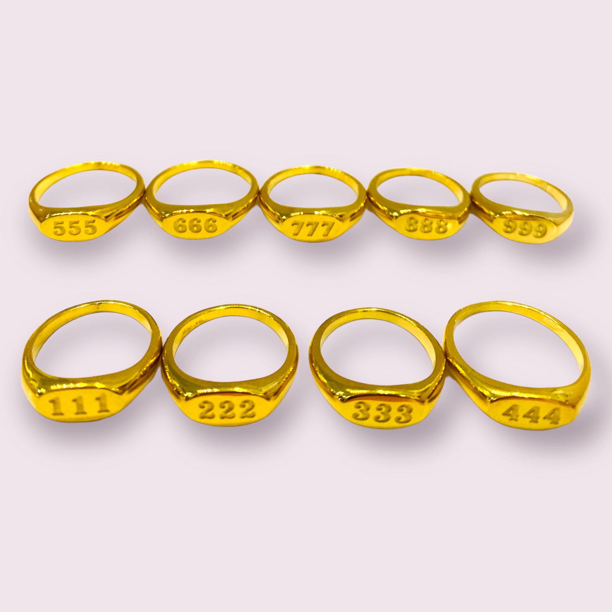 Angel Number Rings Gold