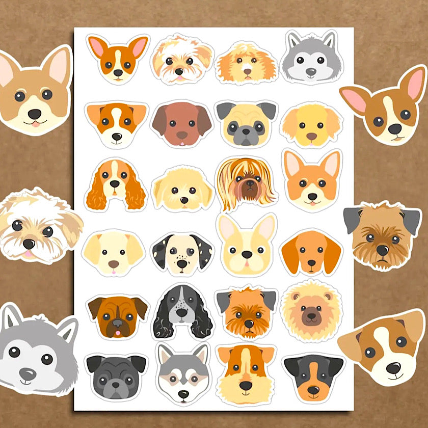 Dogs Mini Sticker Pack