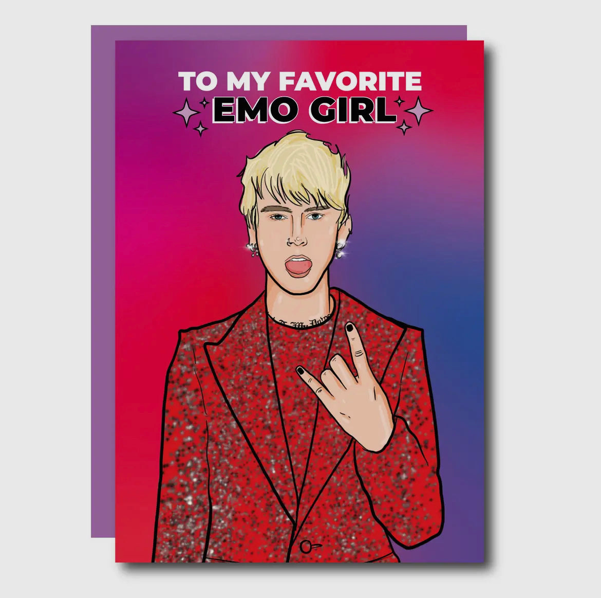 To My Favorite Emo Girl Card