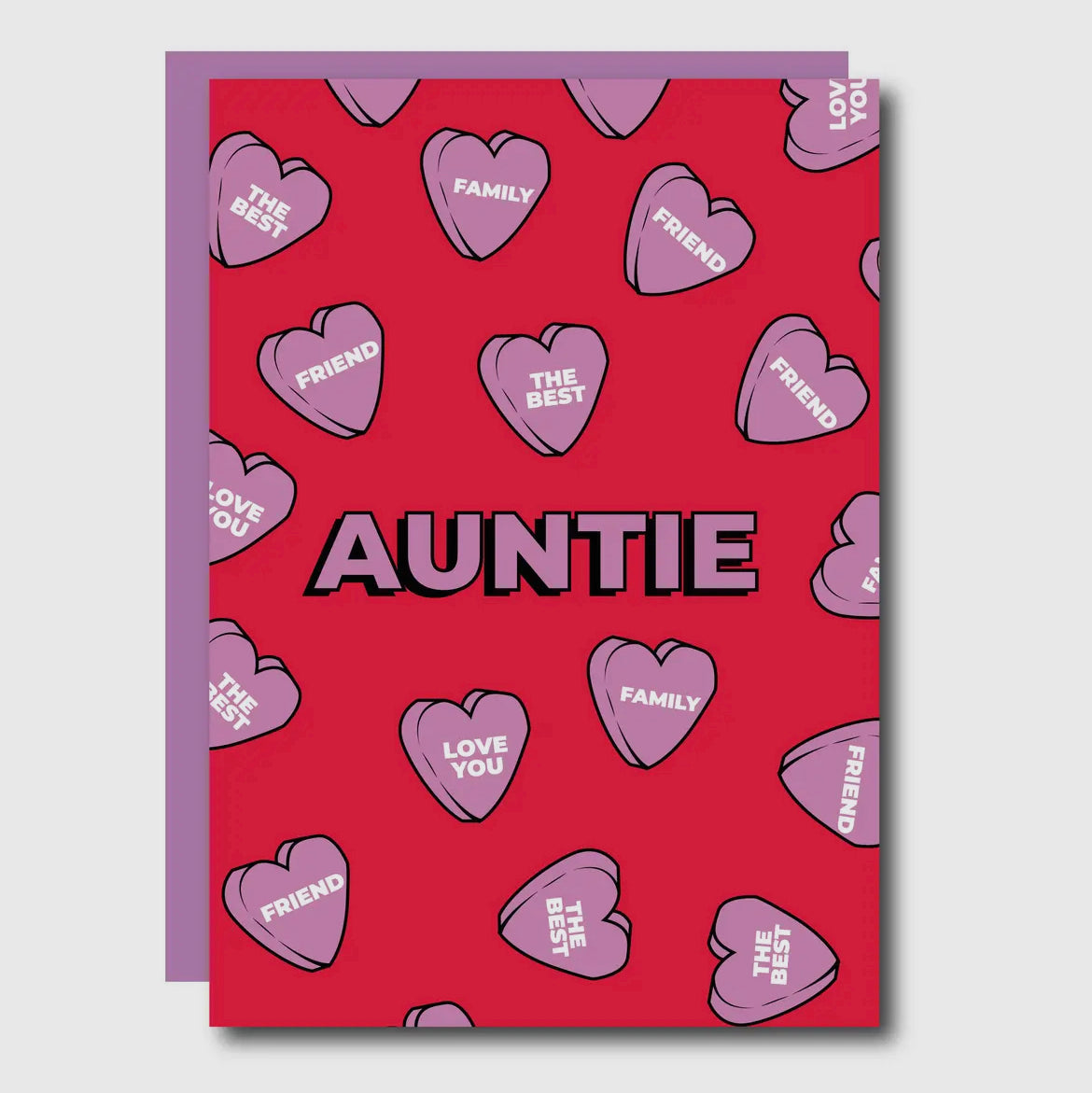 Auntie Heart Card