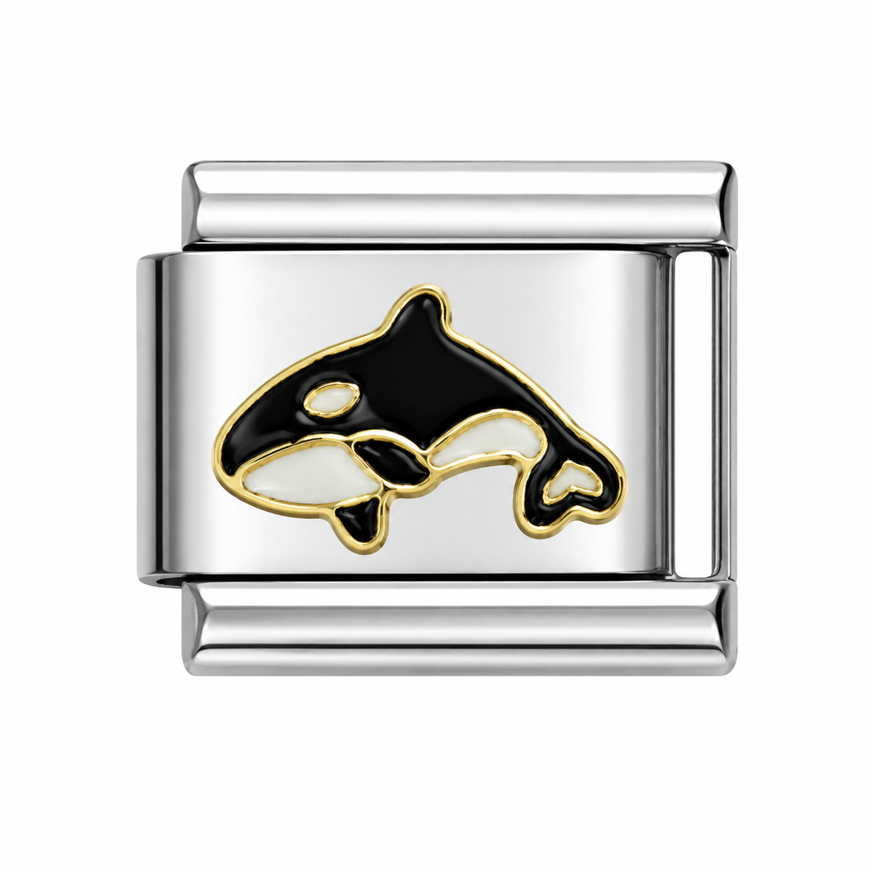 Orca Whale Italian Charm