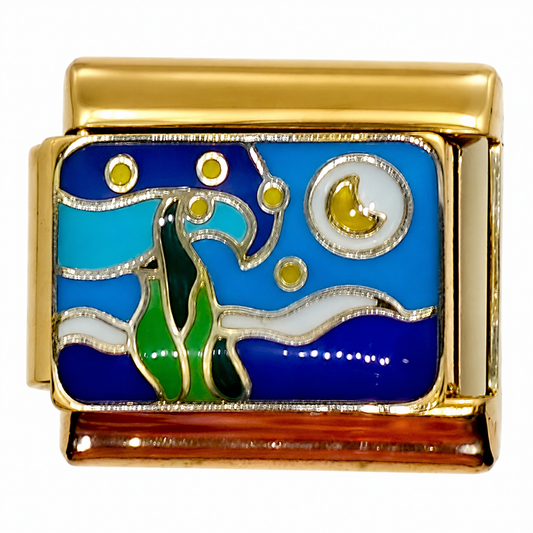 Ocean Life Gold Italian Charm