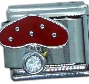 Red Mushroom Italian Charm