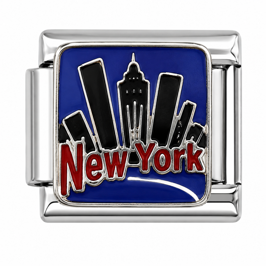 New York Skyline Charm