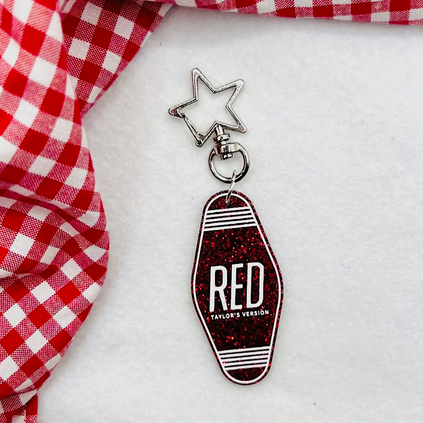 Red Taylor Keychain