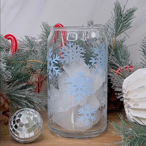 Snow Flake Ice Coffee Cup