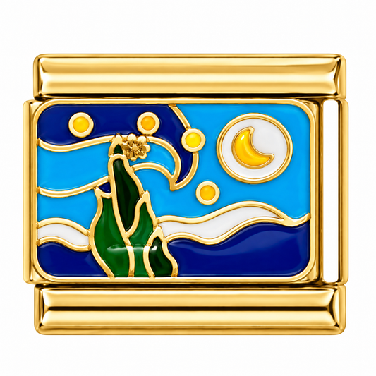 A Starry Night Italian Charm