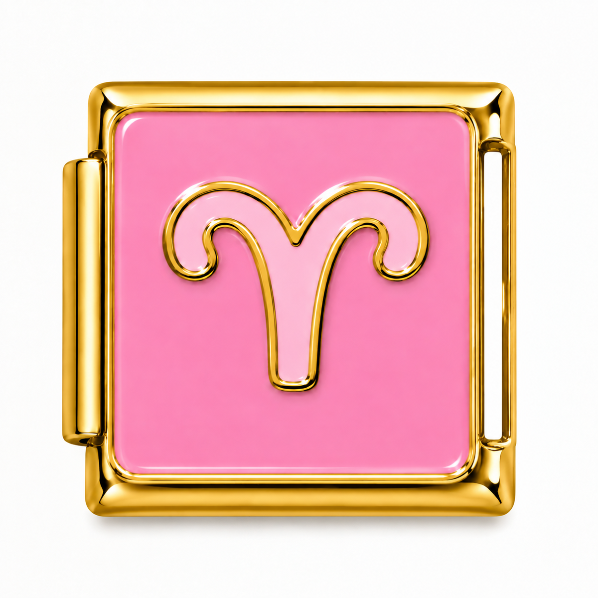 Aries Zodiac Gold Italian Charm