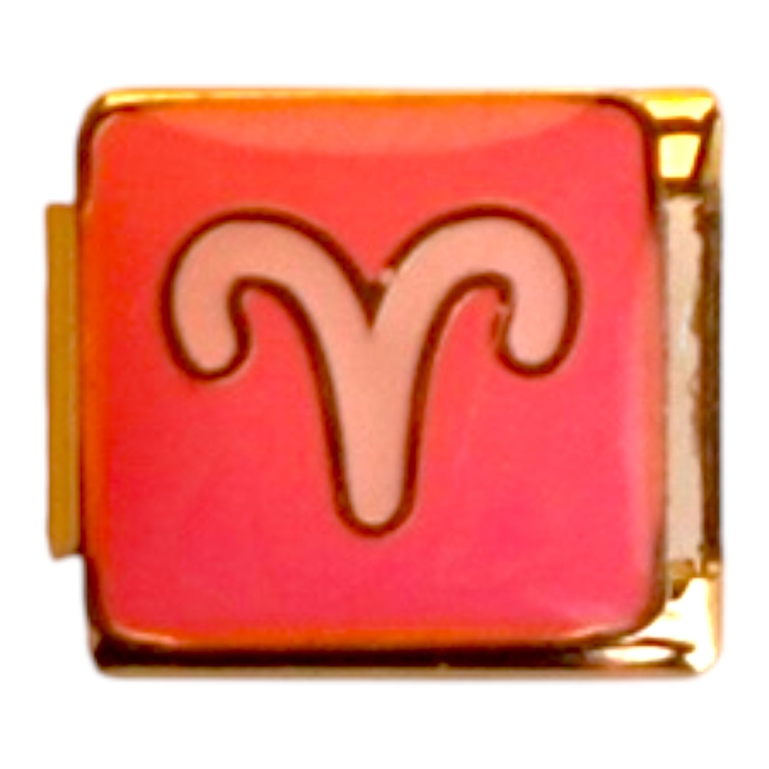 Aries Zodiac Gold Italian Charm