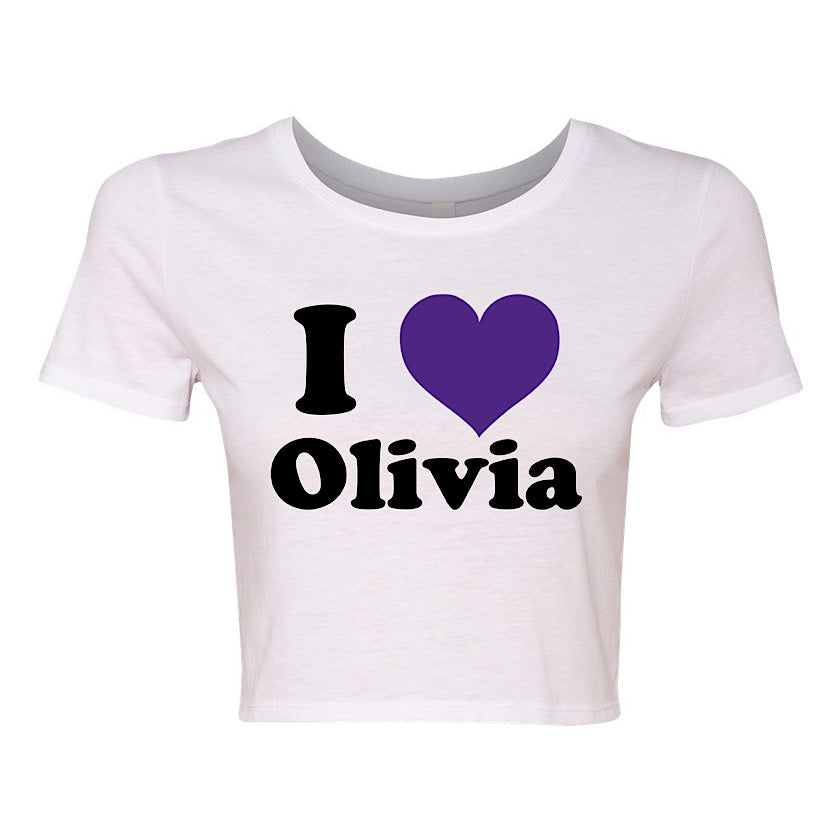 I 💜 Olivia Baby Tee